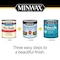 Minwax Minwax Wood Finish Water-Based Semi-Transparent True Black Water-Based Acrylic Emulsion Wood Finish 108500000 - alternate 3